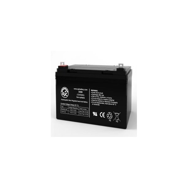 Battery Clerk AJC Invacare Pronto M50 & M51 Wheelchair Replacement Battery 35Ah, 12V, NB AJC-D35S-J-2-108504 - main